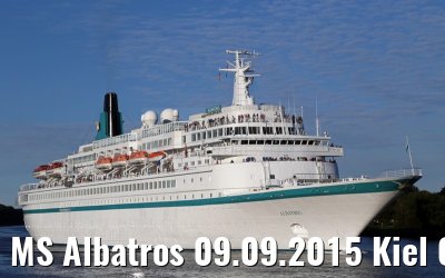 MS Albatros 09.09.2015 Kiel Canal transit