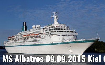 MS Albatros 09.09.2015 Kiel Canal transit