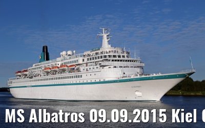 MS Albatros 09.09.2015 Kiel Canal transit