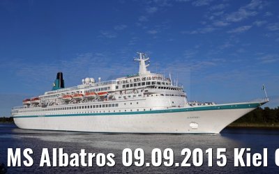 MS Albatros 09.09.2015 Kiel Canal transit