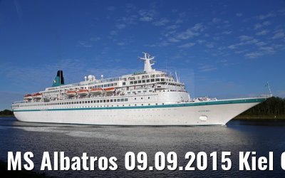 MS Albatros 09.09.2015 Kiel Canal transit