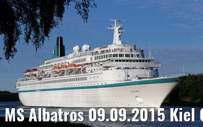 MS Albatros 09.09.2015 Kiel Canal transit
