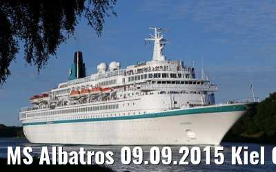 MS Albatros 09.09.2015 Kiel Canal transit