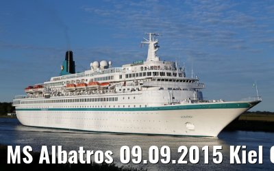MS Albatros 09.09.2015 Kiel Canal transit