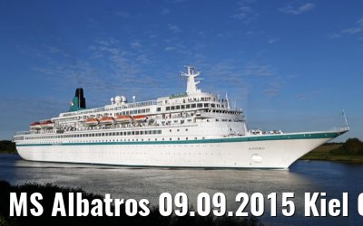 MS Albatros 09.09.2015 Kiel Canal transit