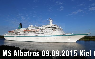 MS Albatros 09.09.2015 Kiel Canal transit