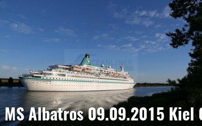 MS Albatros 09.09.2015 Kiel Canal transit