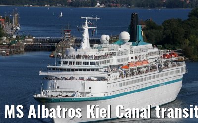 MS Albatros Kiel Canal transit 09.09.2015
