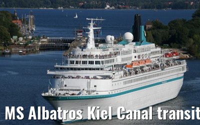 MS Albatros Kiel Canal transit 09.09.2015
