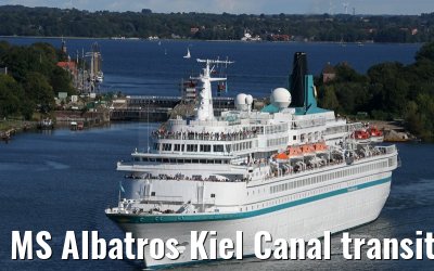 MS Albatros Kiel Canal transit 09.09.2015