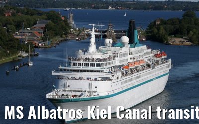 MS Albatros Kiel Canal transit 09.09.2015