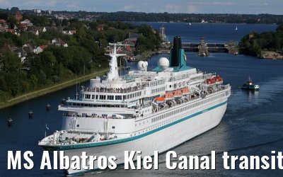 MS Albatros Kiel Canal transit 09.09.2015