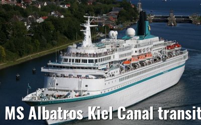 MS Albatros Kiel Canal transit 09.09.2015