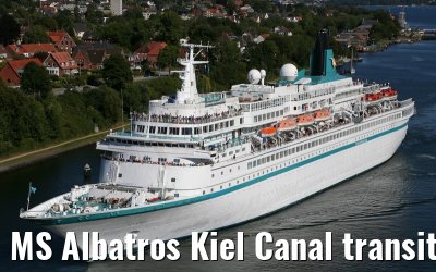 MS Albatros Kiel Canal transit 09.09.2015