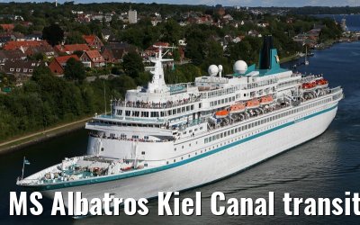 MS Albatros Kiel Canal transit 09.09.2015