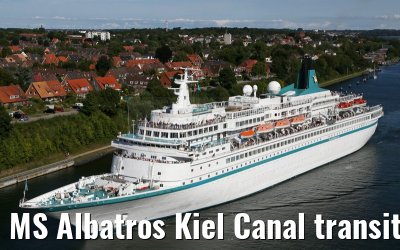 MS Albatros Kiel Canal transit 09.09.2015