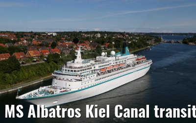 MS Albatros Kiel Canal transit 09.09.2015