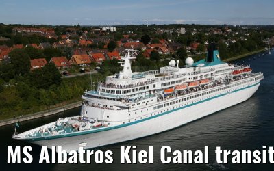 MS Albatros Kiel Canal transit 09.09.2015