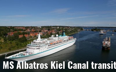 MS Albatros Kiel Canal transit 09.09.2015