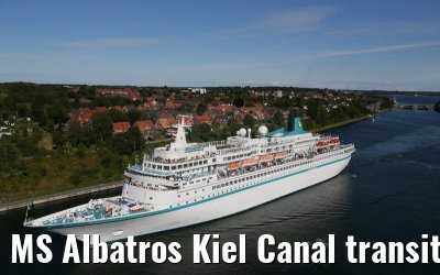 MS Albatros Kiel Canal transit 09.09.2015