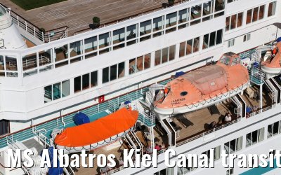 MS Albatros Kiel Canal transit 09.09.2015