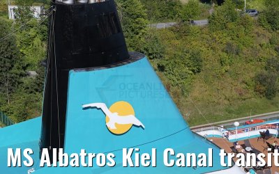 MS Albatros Kiel Canal transit 09.09.2015