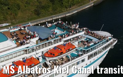 MS Albatros Kiel Canal transit 09.09.2015