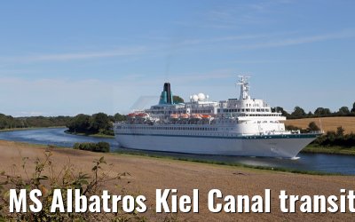 MS Albatros Kiel Canal transit 09.09.2015