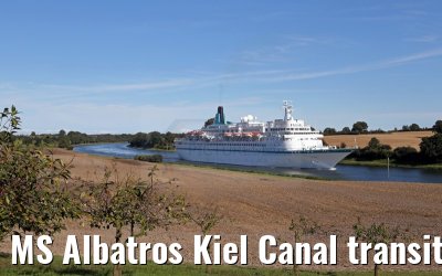 MS Albatros Kiel Canal transit 09.09.2015