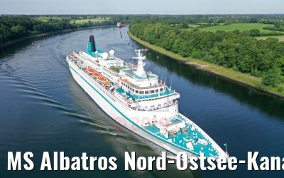 MS Albatros Nord-Ostsee-Kanal 25.06.2019
