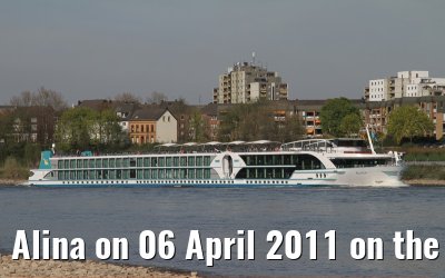 Alina on 06 April 2011 on the Rhine