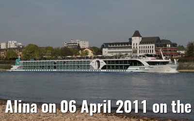 Alina on 06 April 2011 on the Rhine