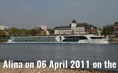 Alina on 06 April 2011 on the Rhine