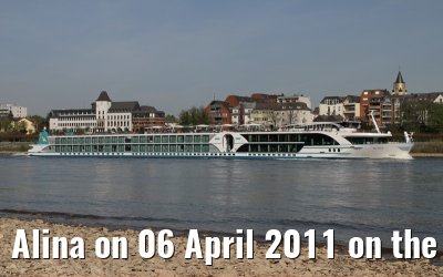 Alina on 06 April 2011 on the Rhine