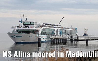 MS Alina moored in Medemblik, Netherlands 04.04.2016
