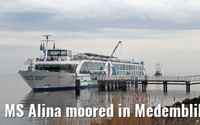 MS Alina moored in Medemblik, Netherlands 04.04.2016