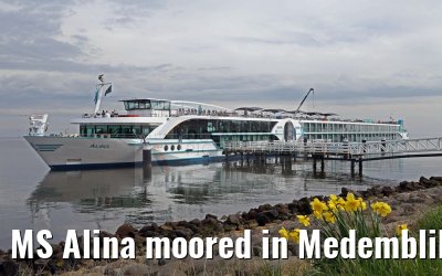 MS Alina moored in Medemblik, Netherlands 04.04.2016