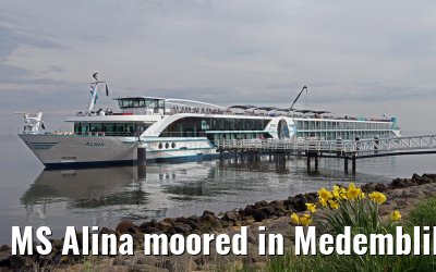MS Alina moored in Medemblik, Netherlands 04.04.2016
