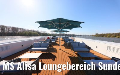 MS Alisa Loungebereich Sundeck