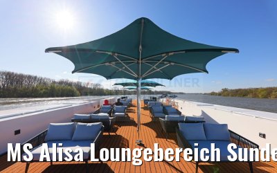 MS Alisa Loungebereich Sundeck