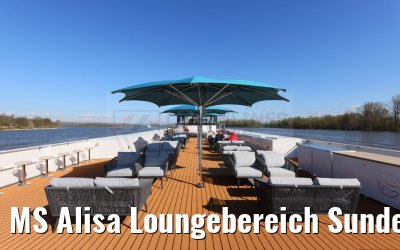MS Alisa Loungebereich Sundeck
