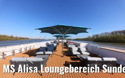 MS Alisa Loungebereich Sundeck