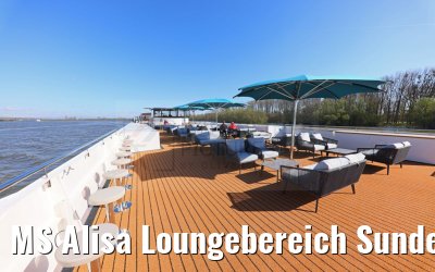 MS Alisa Loungebereich Sundeck