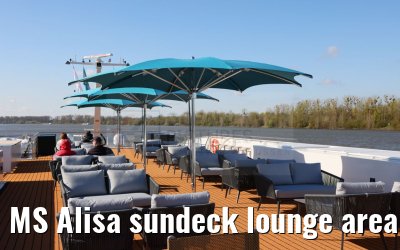 MS Alisa sundeck lounge area