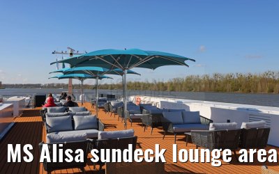 MS Alisa sundeck lounge area