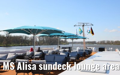 MS Alisa sundeck lounge area