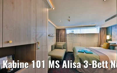Kabine 101 MS Alisa 3-Bett Neptundeck