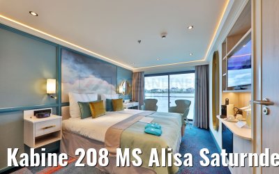 Kabine 208 MS Alisa Saturndeck