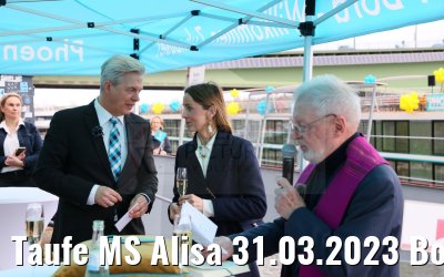 Taufe MS Alisa 31.03.2023 Bonn