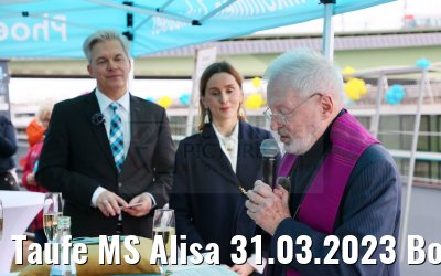 Taufe MS Alisa 31.03.2023 Bonn